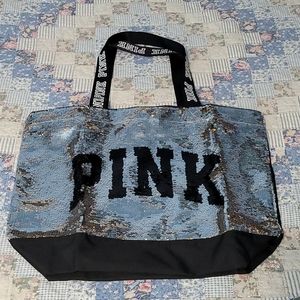 Pink Sequined Tote